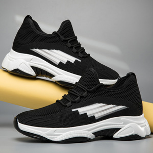 Zapatos Deportivos Casuales para Hombre con Aumento de Altura de 8CM, Malla en la Puntera, Cierre de Cordones, Estilo Deportivo - Product Image 2