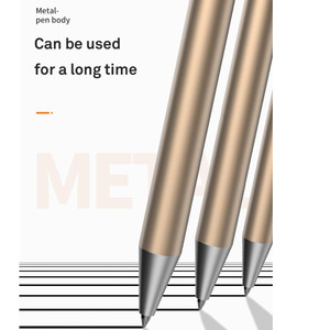 <span class=keywords><strong>ปากกา</strong></span>ลูกลื่น <span class=keywords><strong>Deli</strong></span> Metal Sign Pen ขนาด 0.5 มม. แบบเจล PREMEC เขียนลื่น หมึกสีดำ ผลิตในสวิตเซอร์แลนด์ เหมาะสำหรับสำนักงานและโรงเรียน - Product Image 6