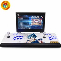Mini contrôleur d'arcade portable avec écran pliable, double joystick, système Pandora, console de jeux vidéo rétro pour la maison