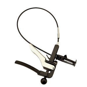 Pistol Style Cable Clamp Pliers Black And White Handle For Auto Repair And Maintenance Tool - Product Image 2