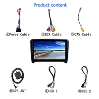 Autoradio Android 10 pour Audi TT 2006 2007 2008 2009 2010 - 2013 2014 9 pouces Prise en charge de la liaison miroir
