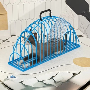 <span class=keywords><strong>Cage</strong></span> pour chat avec cadre métallique anti-rayures, anti-morsures et anti-obstruction des pattes, pour le lavage des chats, le séchage, la maison, les voyages et le <span class=keywords><strong>transport</strong></span> des animaux - Product Image 2