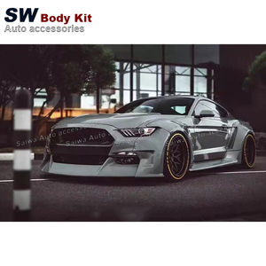 2015-2017 cho Ford Mustang CD phong cách cơ thể Kit New rộng cơ thể khí động học phía trước Bumper Lip Fender tự động phụ kiện chuyển đổi - Product Image 5