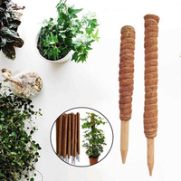 Support de Plantes en Fibre de Coco Courbable pour Trepieds, Bâton d'Extension pour Palmiers, Décoration Florale pour Balcon, Jardin, Cour Intérieure