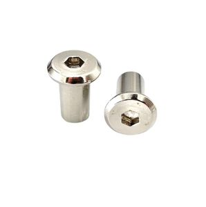 Legood M6 X 17มม. น็อตกระบอกเหล็กชุบทองเหลือง/น็อตขั้วต่อ - Product Image 1