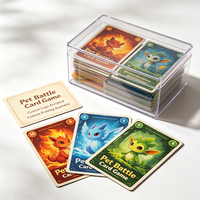 Cartes à collectionner d'anime personnalisées en papier imprimé, cartes à échanger avec logo personnalisé, fabricant de boîtes de boosters pour jeux de société