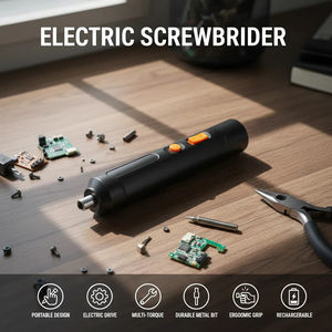 Mini herramientas inalámbricas recargables con batería <span class=keywords><strong>USB</strong></span>, Taladro Inalámbrico de impacto, herramientas eléctricas, destornillador - Product Image 2