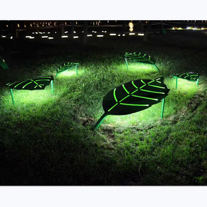 Senzhao Extérieur Étanche Lumineux IP65 Led Paysage Rue Jardin Feuille Lumière Motif Éclairage - Product Image 1