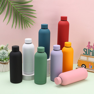 Botella de Agua Aislada al Vacío de Acero Inoxidable Rosa 304, Taza de Viaje Deportiva para Exteriores con Diseño de Boca Ancha - Product Image 5