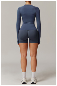 Fabricant de vêtements de <span class=keywords><strong>sport</strong></span>, vêtements d'entraînement, vêtements de <span class=keywords><strong>sport</strong></span>, ensembles 4 pièces de yoga sans couture pour femmes - Product Image 5