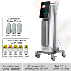 เครื่องยกกระชับผิวหน้า Hifu 9d แนวตั้งจากเกาหลี ได้รับการรับรองมาตรฐาน CE สำหรับการยกกระชับใบหน้า ลดเลือนริ้วรอย กระชับผิวหน้าและผิวกาย - Product Image 3