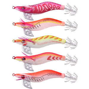 Esche da Pesca Hengjia 2.0# per Jigging a Polpi e Calamari con Grandi Occhi, Esca Rigida a Forma di Gambero - Product Image 1