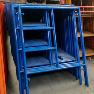 Échafaudage mobile de type portique en acier galvanisé, design industriel moderne, peint, pour extérieur - Product Image 4