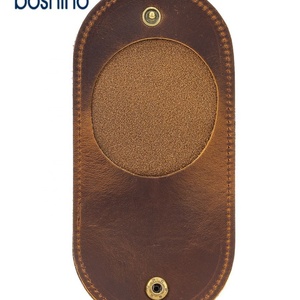Boshiho Genuine Leather <b>Small</b> Handmade Vintage Genuine Leather Slim Mini Coin <b>Purse</b> Key Holder Wallet Bag - Product Image 2
