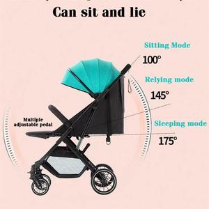 Carrito <span class=keywords><strong>de</strong></span> Bebé JXB Plegable con un Solo Clic, Fácil <span class=keywords><strong>de</strong></span> Transportar, Ligero, Todoterreno, <span class=keywords><strong>para</strong></span> Sentarse y Recostarse, <span class=keywords><strong>de</strong></span> 0 a 3 Años - Product Image 5