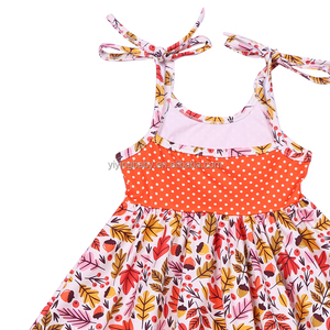 Vestito Senza Maniche per Bambine con Design in Pizzo Tinta Unita, Abito Carino e Casual per Bimbe - Product Image 5
