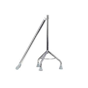 Bastón de aluminio de tres patas con altura ajustable para personas mayores con manos y pies débiles. - Product Image 2