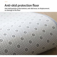 Tapis Shaggy Moderne Style Nordique 3D en Polyester Épais pour Chambre et Salon, Tapis de Table Basse pour Usage Domestique