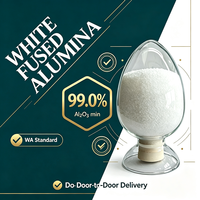 Alumine blanche fusionnée WA 99,0 % Al2O3, granulométrie 9,0 Mohs, pour le sablage et le meulage de précision des pièces automobiles
