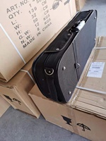Sinomusik Cheap Price Plywood Double Violin case for String Instrument Black 600D Oxford Exterior for Sale Made in China