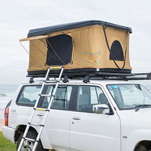 Caja de tienda impermeable OEM personalizada para camión, tienda de techo, carcasa dura, retráctil, plegable, para techo de coche, tienda para 1-2 personas - Product Image 3