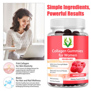 Gomitas de Biotina y Colágeno Extra Fuertes para Mujeres, Gomitas con Colágeno de Pescado, Biotina para el Cabello, la Piel y las Uñas, Gomitas de Belleza - Product Image 6