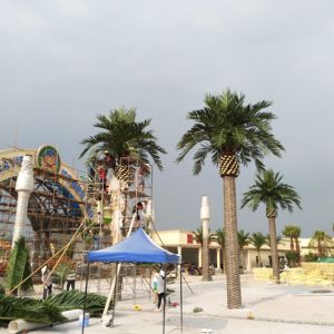 UV lá sợi thủy tinh thân cây ngoài trời lớn tổng hợp nhân tạo dừa cây cọ - Product Image 3