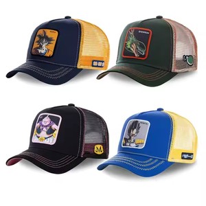 61 màu chất lượng cao có thể thay đổi kích thước lưới Anime dbz Mũ bóng chày với hình ảnh thêu cho ngoài trời và du lịch như mũ quảng cáo - Product Image 1