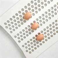 Bande transporteuse perforée en polypropylène pour élevage de poulets, épaisseur 1,5 mm et 2 mm, avec trous ronds, pour boîte à œufs automatique