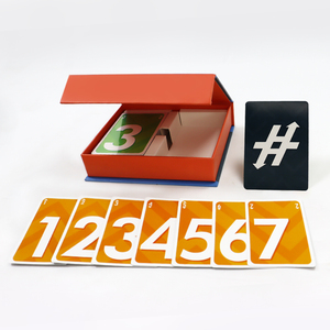 Design originale amico di famiglia che gioca a giochi di carte in fabbrica con lingua arabica divertente gioco di carte con scatola di libri - Product Image 4