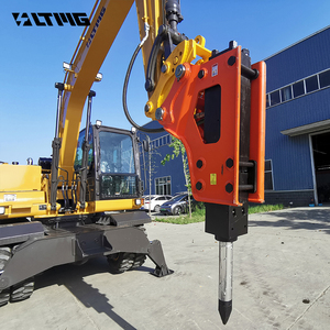 Ltmg China Nieuwe Goedkope Motor Aangedreven Graafmachine R 13.5 Ton 15 Ton 18ton Wielgraafmachine Met Brekende Hamer - Product Image 2