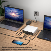 2021 électronique OEM 12v 16v 20v 24v Banque De Puissance 32000mah Promotion Chargeur Portable avec Double PORT USB, TYPE-C 100W, Double DC