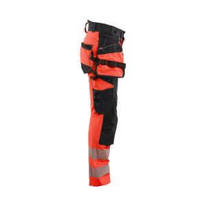 BLAKLADER - 702216485599C34 <b>Women</b>’s hi-vis <b>trousers</b> 4-way <b>stretch</b> Red/Black - EAN 7330509933930 HI-VIS WORKWEAR - Product Image 5