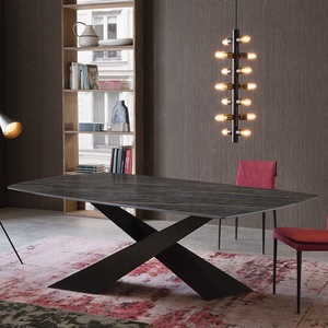 Hiện đại nodic Thiết kế phòng ăn đồ nội thất lớn kích thước lớn thiêu kết đá bàn ăn cho 6 chỗ ngồi - Product Image 2