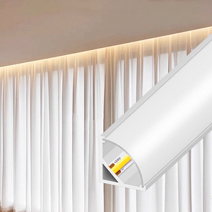 Profilé LED <span class=keywords><strong>en</strong></span> <span class=keywords><strong>aluminium</strong></span> <span class=keywords><strong>en</strong></span> forme <span class=keywords><strong>de</strong></span> V à 90 degrés pour meubles et armoires, <span class=keywords><strong>en</strong></span> stock dans l'UE, vente chaude - Product Image 4