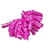 Ruban bouclé auto-adhésif en polypropylène biodégradable à motif floral pour emballage cadeau de Noël et d'anniversaire