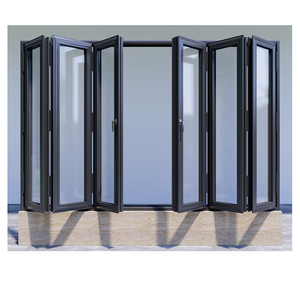 <span class=keywords><strong>Born</strong></span> Factory Direct Design américain balcon intérieur panoramique gauche et droite fenêtre pliante en alliage d'aluminium - Product Image 3