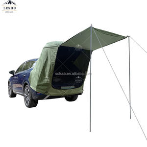 Precio bajo de fábrica, venta al por mayor, parasol ordinario a prueba de lluvia, tienda trasera de coche para exteriores, tienda de extensión de techo con dosel para acampar - Product Image 6