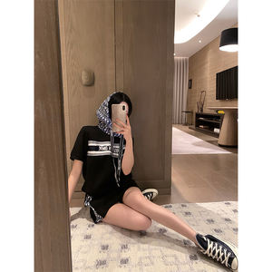 Trendy Famous Designer Summer Women <b>Short</b> Outfit Sets Fashion <b>Shorts</b> Sports Suit Luxury Women Two Piece Set - Product Image 1