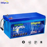 Batterie de chariot élévateur 36V 150AH à technologie LFP avancée, BMS intelligent, écologique pour véhicule industriel, compatible UL MSDS CE, support OEM ODM