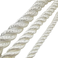 Corde en nylon 100% à 3 brins de 20mm, 16mm, 28mm pour bateaux, remorques, pontons et usage domestique