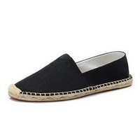 Chaussures en tissu décontractées personnalisées à bas prix Mocassins à enfiler en toile Espadrilles Homme