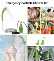 Nouveau kit de douche tendance pour salle de bain, douche à effet pluie portable rechargeable USB pour intérieur et extérieur, soins personnels