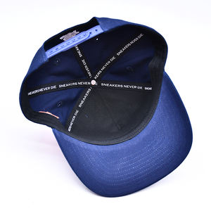 3D Embroidery Flat <b>Peak</b> <b>Cap</b> 5 Panel Snapback <b>Cap</b> Black Flat Brim Hat Hats Snapback Baseball <b>Caps</b> Snapback - Product Image 6