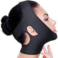 V Line Ceinture Chin Up Patch Double Menton Réducteur Visage Ceinture De Levage Bandage Visage Minceur Sangle