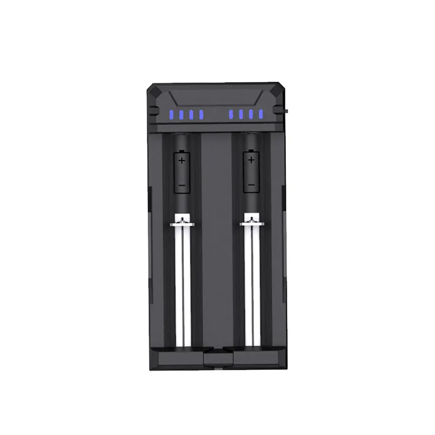 Xtar FC2 Type C DC 5v 2a 2 Slot 3.6v 3.7v Li-ion Battery Charger 18650 4,2v Lithium ion Cell Charging