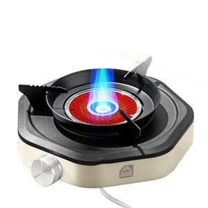 Portable <b>Gas</b> Stove Metal Burner Head 1.3kg Outdoor <b>Camping</b> Cooking Brewing Tea - Product Image 1