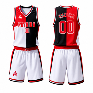Ensemble d'uniformes de basketball personnalisés sublimés Pro Premium pour hommes – <span class=keywords><strong>Maillot</strong></span> et short légers, extensibles, respirants, durables – Faible MOQ, OEM <span class=keywords><strong>France</strong></span> - Product Image 1