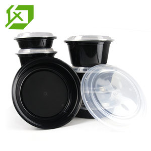 Round Food Containers Foodround Disposable Round Container Clear Take Out Soup Bowl Noodle Disposable Plastic Restaurant Round Microwavable Leakproof Food Grade Containers With Lid
