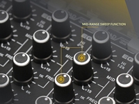 Mélangeur analogique professionnel OEM à double DSP, 16 canaux, TFB16, Bluetooth, affichage LED de niveau indépendant, Mp3, métal